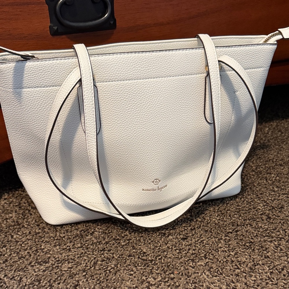 Nanette Lepore White Tote Bag